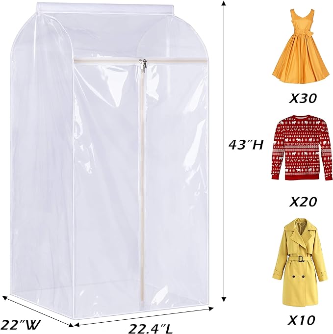 KEETDY 43" Hanging Garment Bags - Image 4