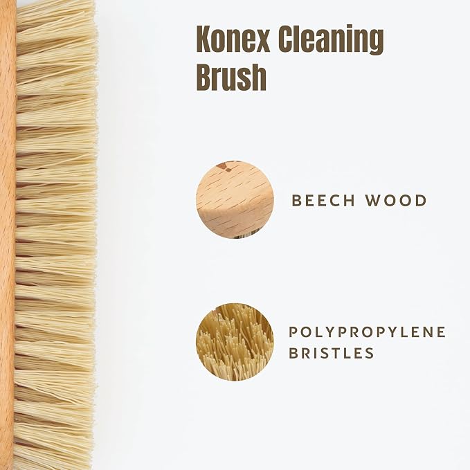 Konex Heavy-Duty Peanut-Shaped Brush 2-Pack, Durable and Long-Lasting Design - Image 3