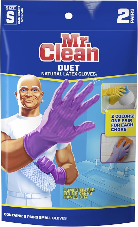 Mr. Clean Duet Reusable Latex Cleaning Gloves - Image 3