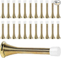KISEER 24 Pack Spring Door Stops 3 1/4 Inch Flexible Heavy Duty Spring Door by KISEER
