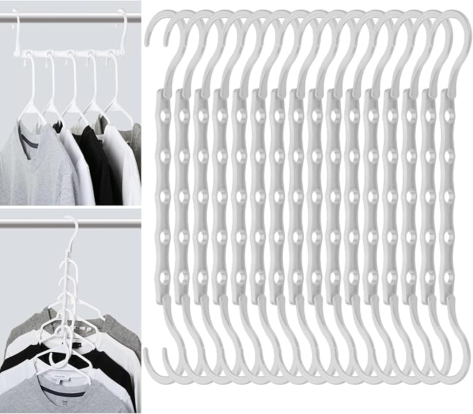 Mr. Pen- Space Saving Hangers, 360° Rotating Hooks | Magic Cascading Hanger by MrPen