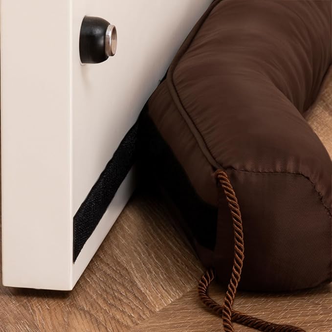 Sunolga Resistant Door Draft Stopper, Removable Washable Cover, Blocks Hot and - Image 7