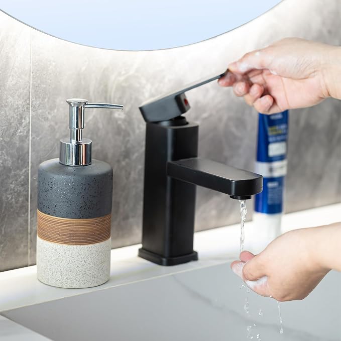 Ceramic Dish Soap Dispenser for Kitchen, Hand Soap Dispenser | Bathroom Soap - Image 9