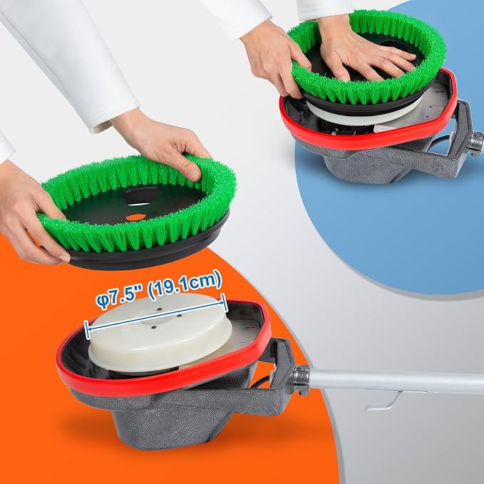 HHQ Commercial Scrub Brush for Orbital Floor Scrubber, Compatible - Image 3