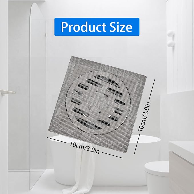 50Pcs Disposable Floor Drain Sticker, Shower Drain Hair Catcher, Hair Drain - Image 4