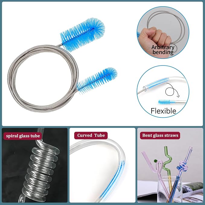 Set of 12 Tube Pipe Cleaners Brush Kit - Image 4