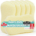 Mr. Scrub Sponges Kitchen Scrub Dish Sponge Scouring Pad, 6 Pack Cleaning Brush by MrScrubCleaninghelpers