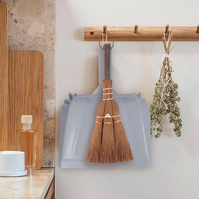 Small Metal Dust Pan and Brush for Fireplace - Image 7