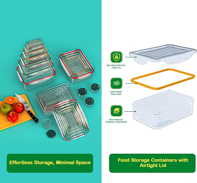 RockBerry 40 PCS Food Storage Containers - Image 6
