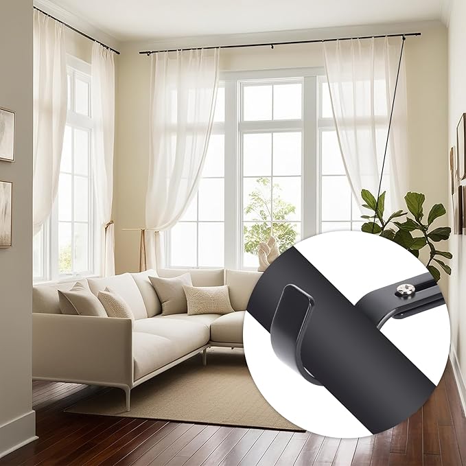 Premium Curtain Rod Brackets for Wall - Image 4