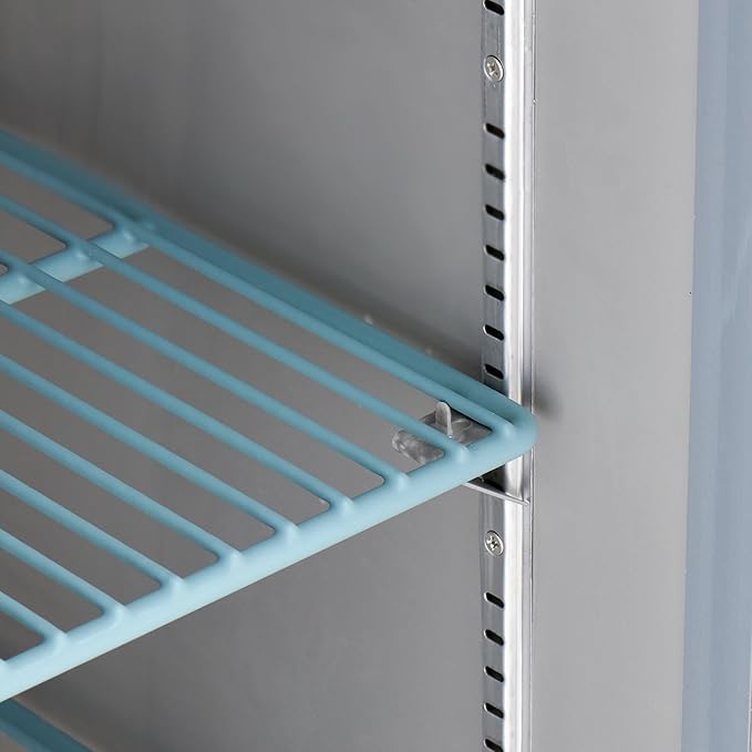 Kratos Commercial Freezer 2 Door Reach In, Narrow Depth, Stainless Steel 39.5"W (67K-013)
