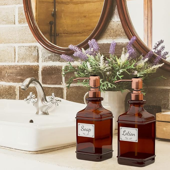 Soap Dispenser 2 Pack, Hand Soap Dispensers - Image 7