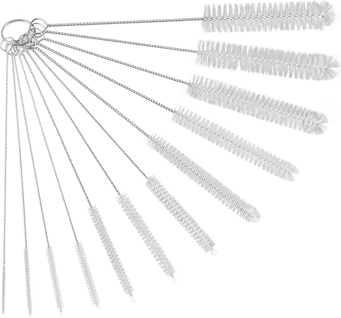 Ixiaoyoo 12 Pcs Bottle Cleaner Brushes Set, 11.8 Inch Nylon Cleaning Brush | by Ixiaoyoo