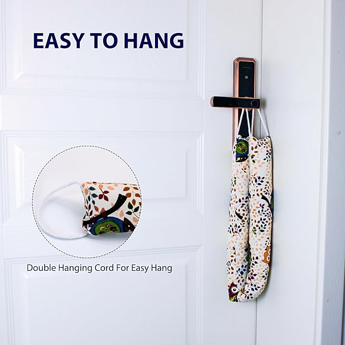 2 Pack 60 Inch 4 Inch Wide Under Door Blocker Door Draft Stopper - Image 4