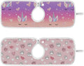 Pink Cat Paw Gradient Rainbow Unicorn Sink Mat by Tatenale