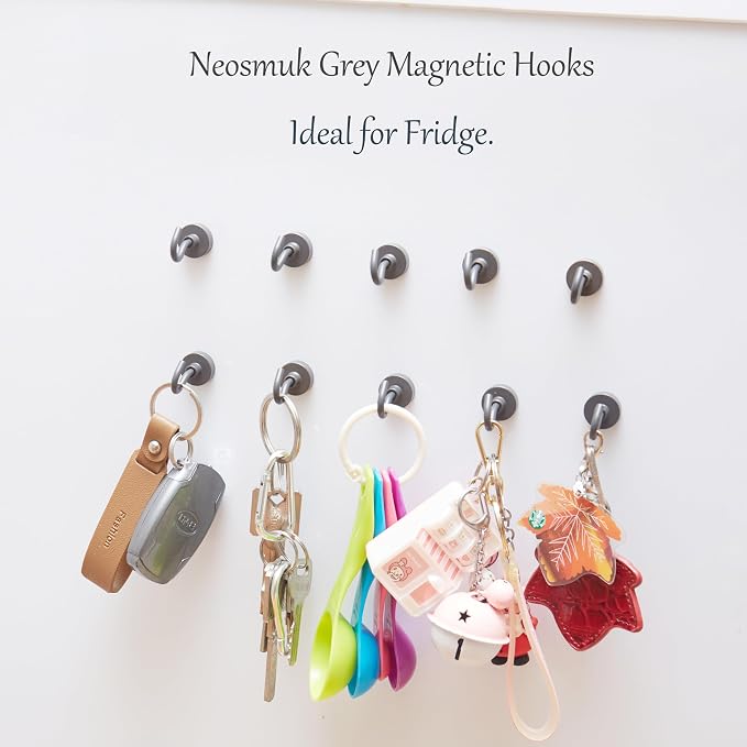 Neosmuk Magnetic Hooks, 30lb Heavy Duty, 15 Pack - Image 3