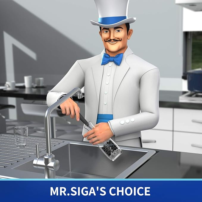 MR.SIGA Long Handle Bottle Brush, Non-Scratch Water Bottle Brush Cleaner | 2 - Image 2