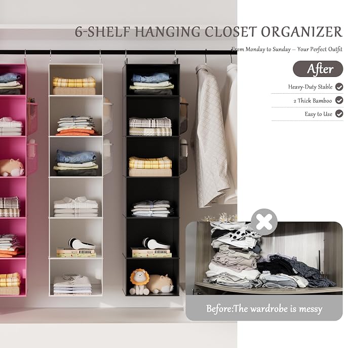 Hanging Closet Organizer and Storage - Image 6