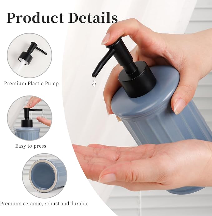 Ceramic Soap Dispenser - Image 3