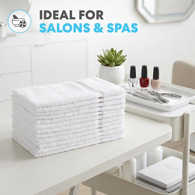 Simpli-Magic Cotton Hand Towels 16"x27" – Soft Towels - Image 3