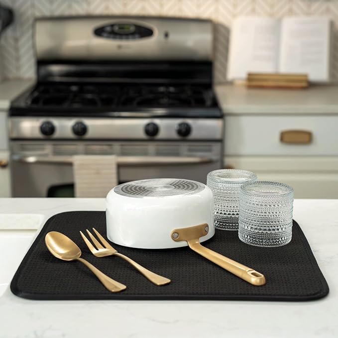 S&T INC. Dish Drying Mat, Kitchen Counter Mat - Image 4