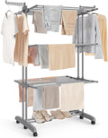SONGMICS Clothes Drying Rack 4-Tier, Foldable Laundry Rack, Steel | Indoor by Unknown