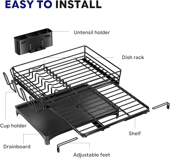 Simple Trending Dish Drying Rack - Image 9