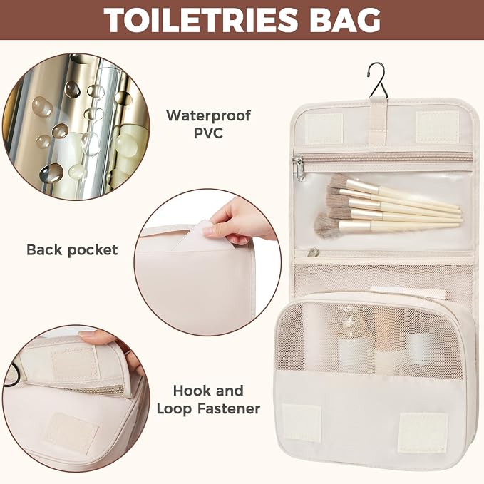 BAGAIL 4 Set/6 Set/8 Set Compression Packing Cubes Travel Accessories - Image 5
