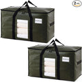 TAILI 2 Pack Green Extra Large Moving Bags, Storage Bag by TAILI