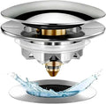 Anlige Bathtub Drain Stopper, Pop Up Tub Stopper and Cover, Bottom by Anlige