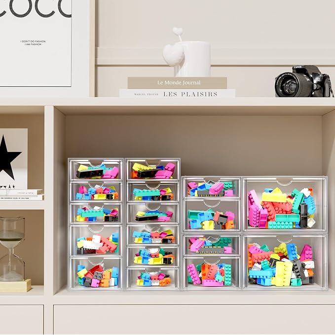 ARSTPEOE 17-Drawer Acrylic Storage & Makeup Organizer - Image 5