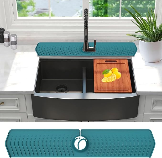 Large Size Kitchen Sink Splash Guard, Farmhouse Countertop by EORROE