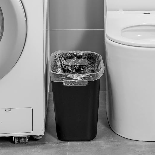 Plastic Small Bathroom Trash Can Wastebasket, 3.5 Gallon, 3 Pack | Compact - Image 5