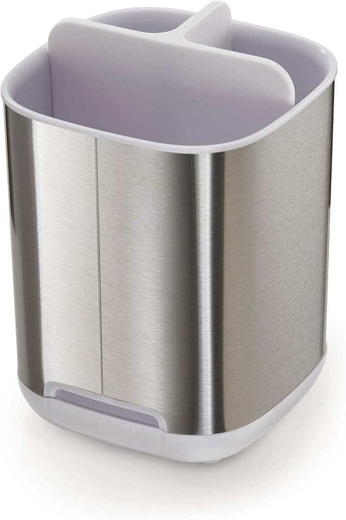 Joseph Joseph EasyStore Stainless-Steel Toothbrush Holder Bathroom Storage - Image 4
