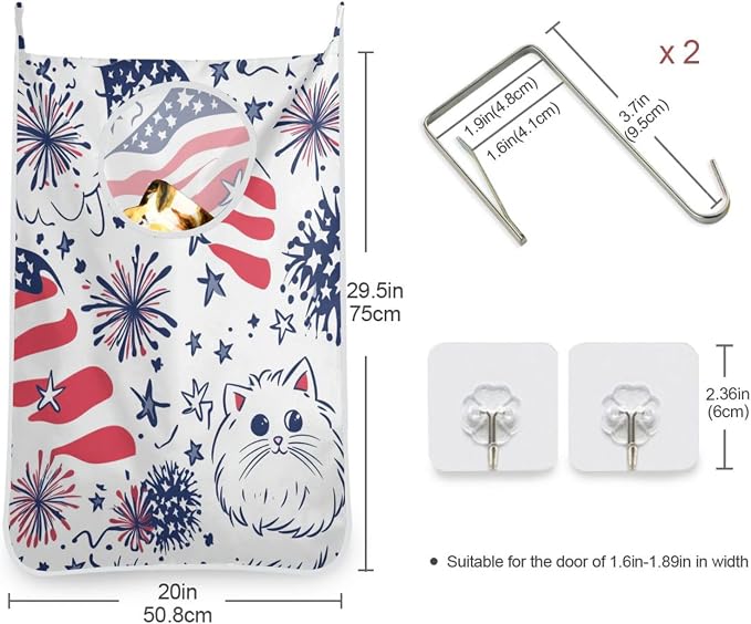 Hanging Laundry Hamper Over the Door - Image 3