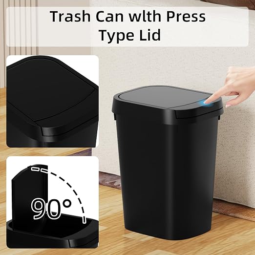 KSSKSS 3 Pack Bathroom Small Trash Can - Image 7