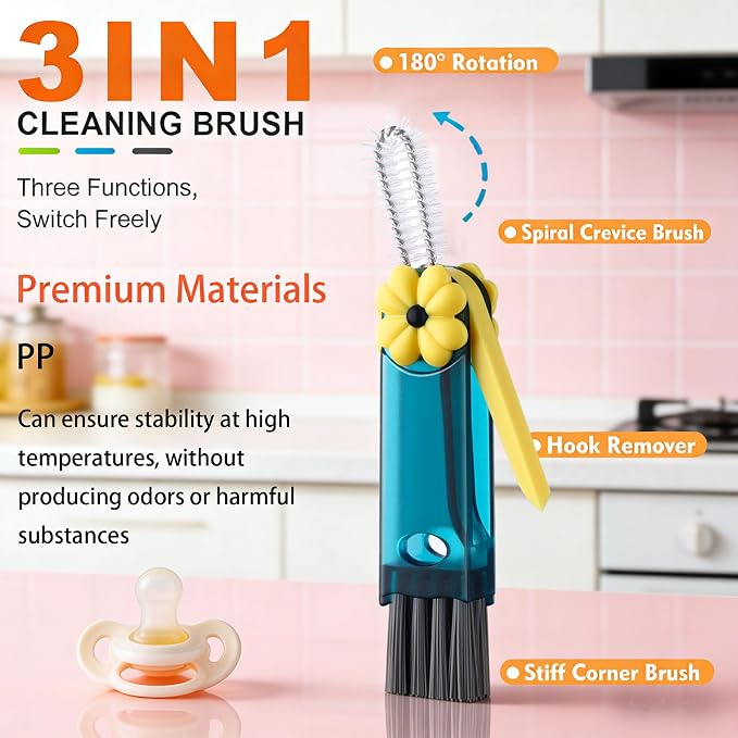 3 in 1 Cup Lid Cleaning Brush - Image 3