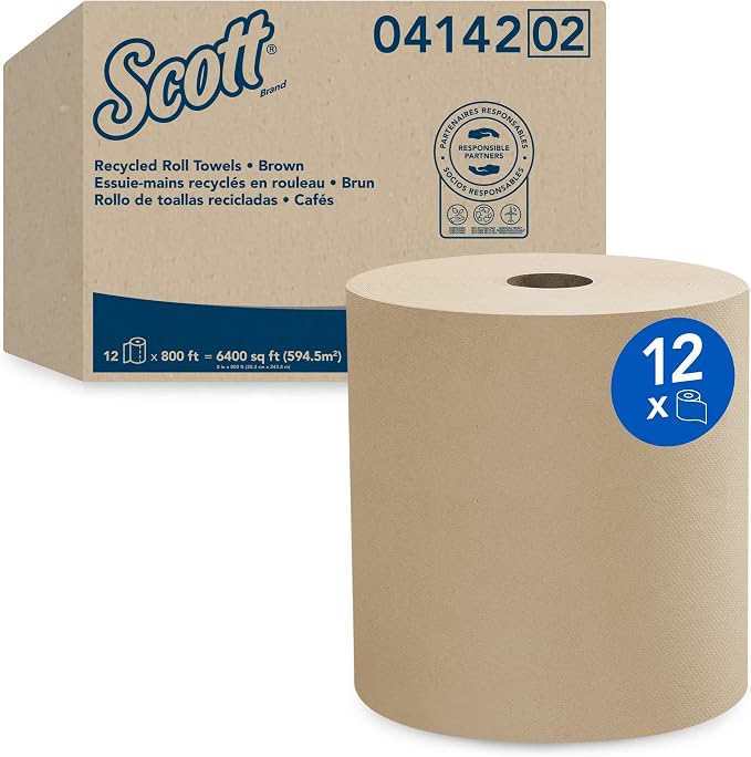 Scott Professional Hard Roll Paper Towels, 12 Rolls x 800' by Scott%C2%AEProfessional