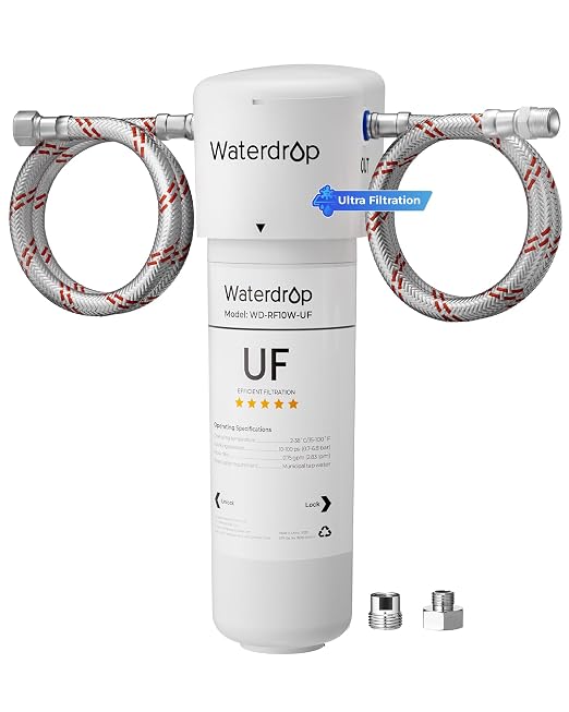 Waterdrop 10UAW-UF 0.01 μm Ultra Filtration Under Sink Water Filter System | by Waterdrop