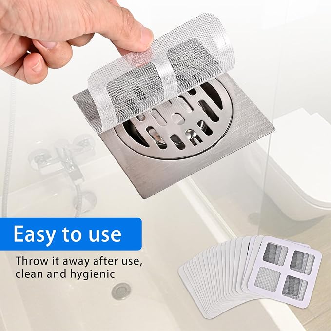 50Pcs Disposable Floor Drain Sticker, Shower Drain Hair Catcher, Hair Drain - Image 6
