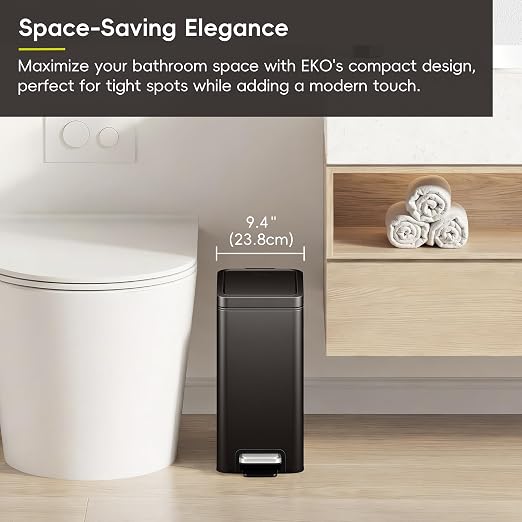 EKO Small Bathroom Trash Can - Image 9