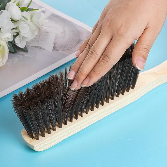 Rbenxia Wooden Handle Bench Brushes Soft Household Dust Cleaning Brushes | Soft - Image 3