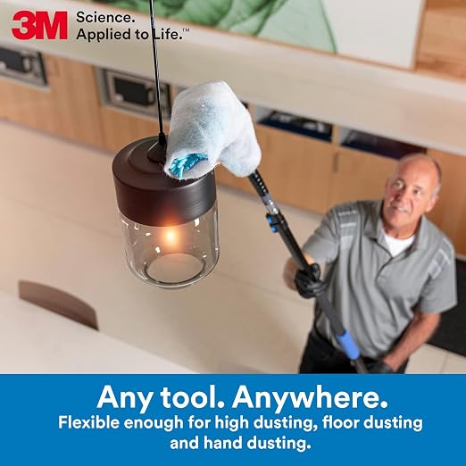 3M Easy Trap Sweep and Dust Sheets, 1 Roll, 250 8" x 6" Sheets | Disposable - Image 3