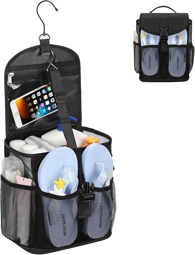 Mesh Shower Caddy Portable Shower Bag by Ethereal