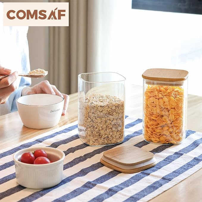 ComSaf Square Glass Containers - Image 5