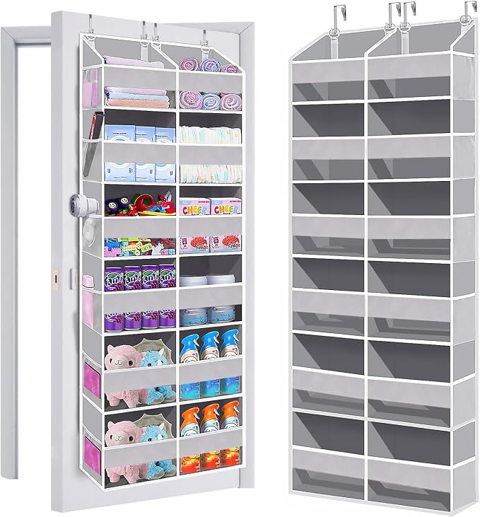 Heavy Duty Over The Door Organizer 6 Tiers, Extra Large Behind Door Storage of by UVIAHOMIHOMEORGANIZER