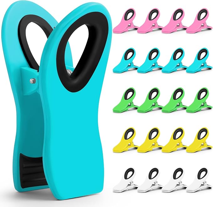 JETMORE 20 Pack Chip Clip, Magnetic Clips by Jetmore