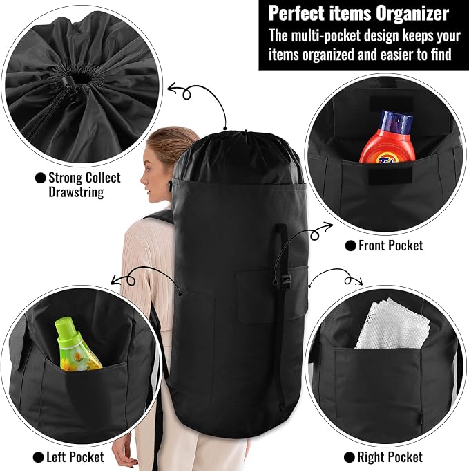 Laundry Backpack Bag 125L Extra Large, Heavy Duty - Image 4