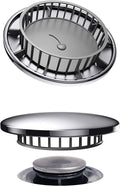 Tub Flo Stainless Steel Shower Drain Hair Catcher, Hair Stopper by ChromeCherry