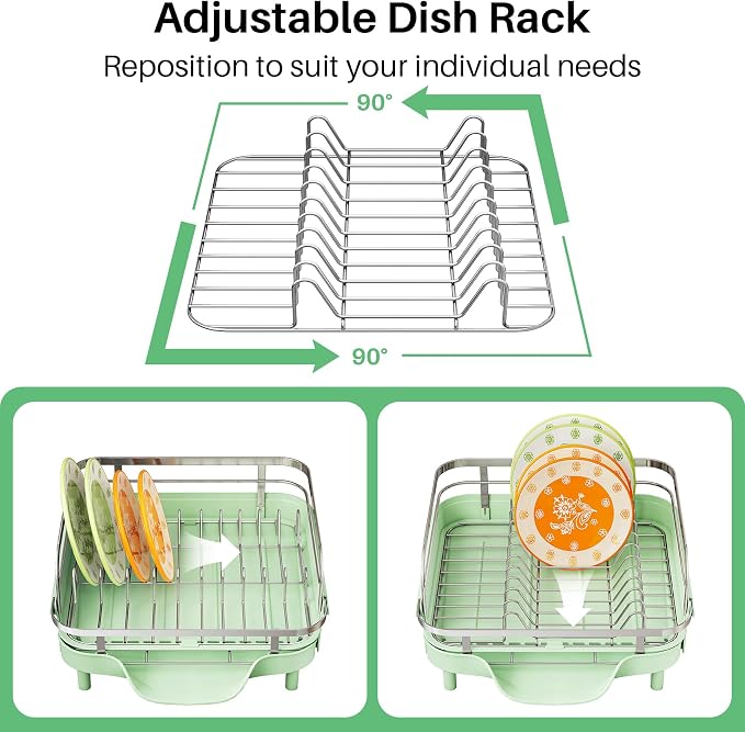 SAYZH Expandable Dish Drying Rack - Image 7